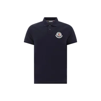 Moncler Polo Shirt Men's Dark Blue