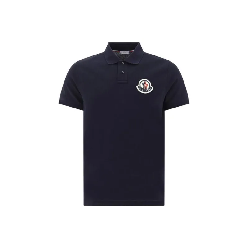 Moncler Polo Shirt Men's Dark Blue-0