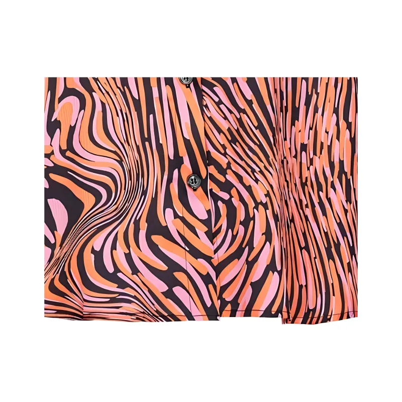 PINKO Graphic Printed Straight Hem Shirt-4