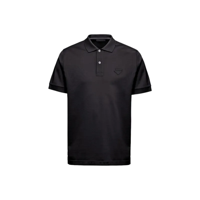 PRADA Polo Shirts Men Black-0