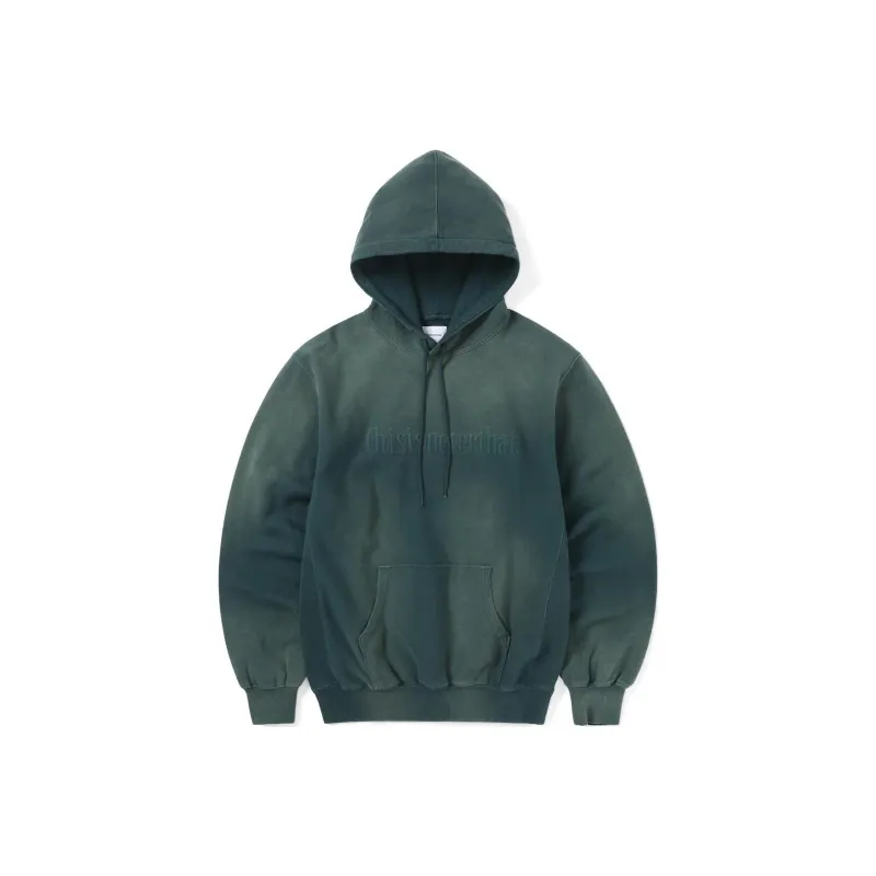 Thisisneverthat SS24 Faded Embroidery Hoodie Sweatshirt Unisex Indigo-0