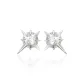 Polaris Stud Earrings[White Zircon]