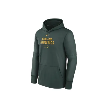 Nike Oakland Athletics Authentic Collection Practice Sweatshirt Men's Hunter Green