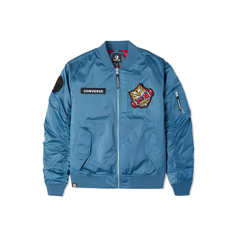 Converse CNY Tiger Jacket Men's Blue-1