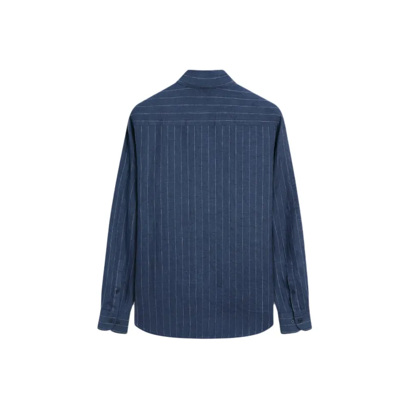 Massimo Dutti Shirts Men Blue-1