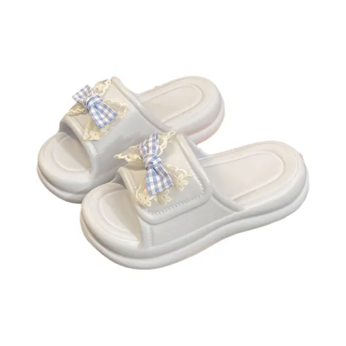 SHIGUDE Slippers Womens Cream White Sweetheart Pink