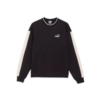 PUMA CORE HERITAGE FW24 MX Crew American Sweatshirt Men's Black