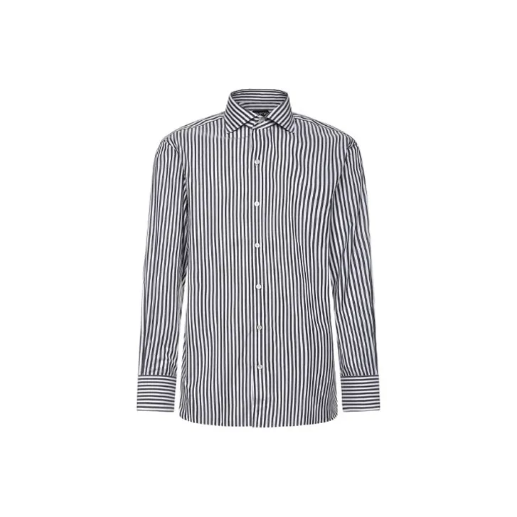 TOM FORD Striped Cotton Shirt-0