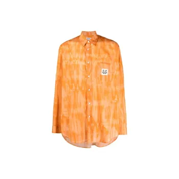 KENZO Shirts Men Orange