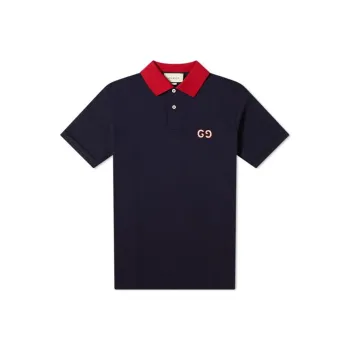 GUCCI Polo With Gg Embroidery