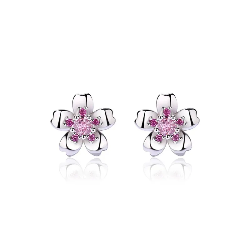 QUIET LOVE S999 Fine Silver Stud Earrings Women's-0