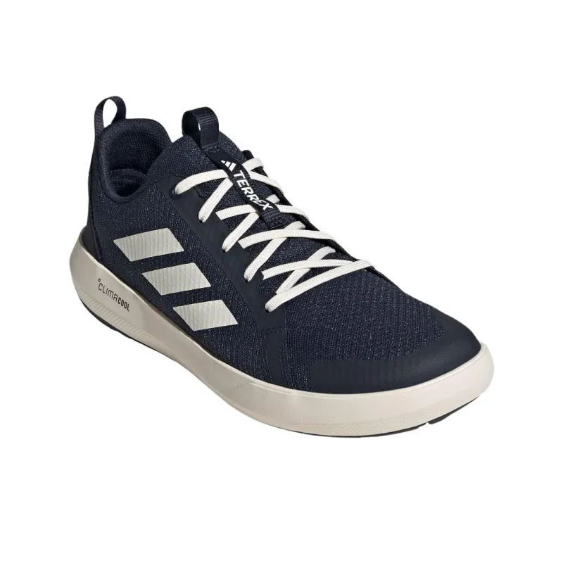 Adidas Terrex Boat Anti Slip Wear Resistant Low Top Hiking Shoes Unisex Dark Blue-2