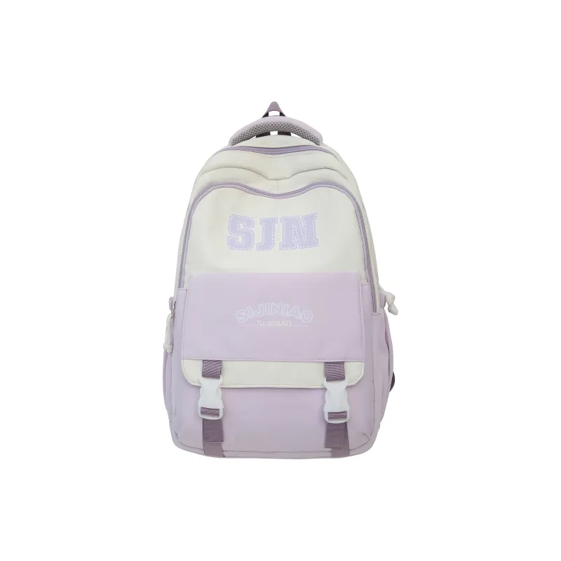 Tong Tong Rabbit Nylon Backpack Women's Black/Purple/Pink/Red/Blue-5
