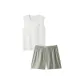 [Shoulder Width]Warm White+[Boxer Shorts]Mood Green