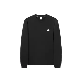 PEAK Sweatshirts Men Black Fleece-Lined