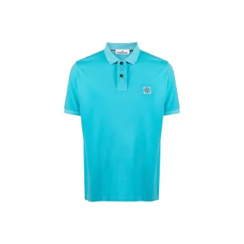 STONE ISLAND Polo Shirts Men Blue