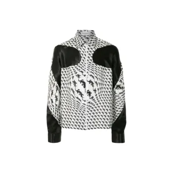Marine Serre Shirts Men Black