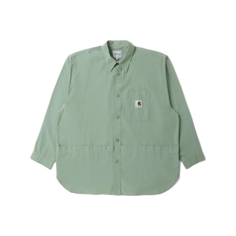 Carhartt WIP Logo patch Long sleeve Shirt-0