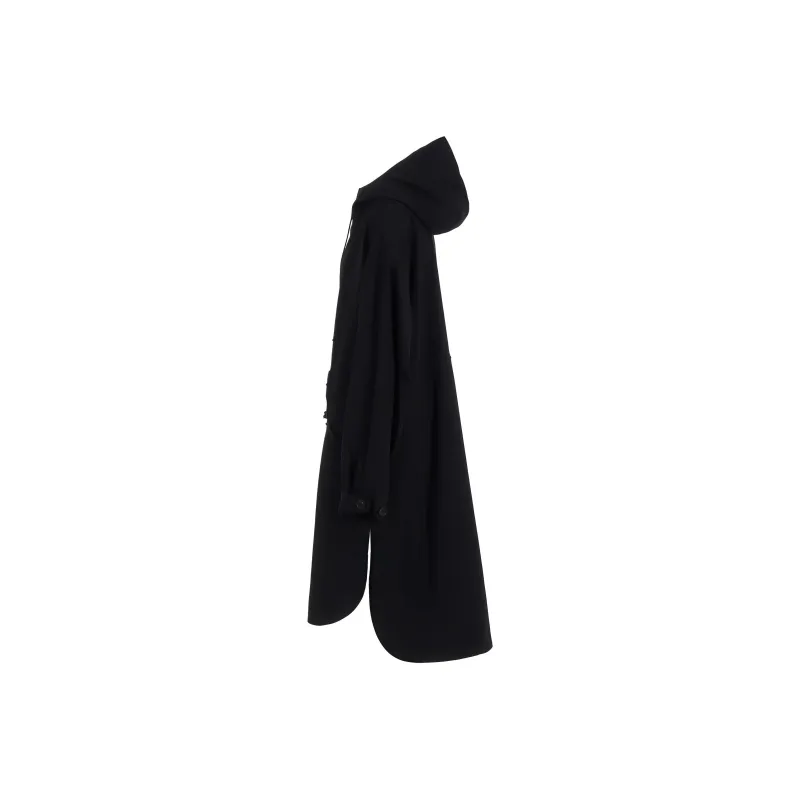 Yohji Yamamoto Femme SS25 Coats Women's Black-2
