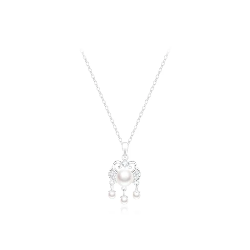 PRETTY DIARY S925 Silver Necklaces Women's-0