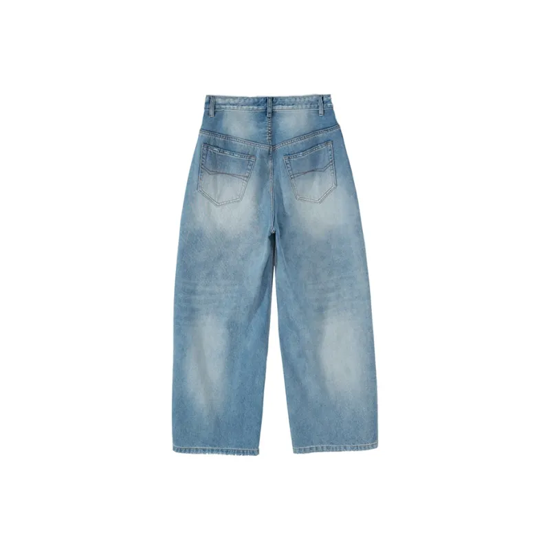 Black Late Jeans Unisex Light Blue-1