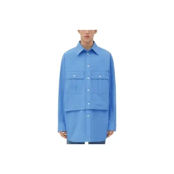 Bottega Veneta SS24 Shirt Men's Blue