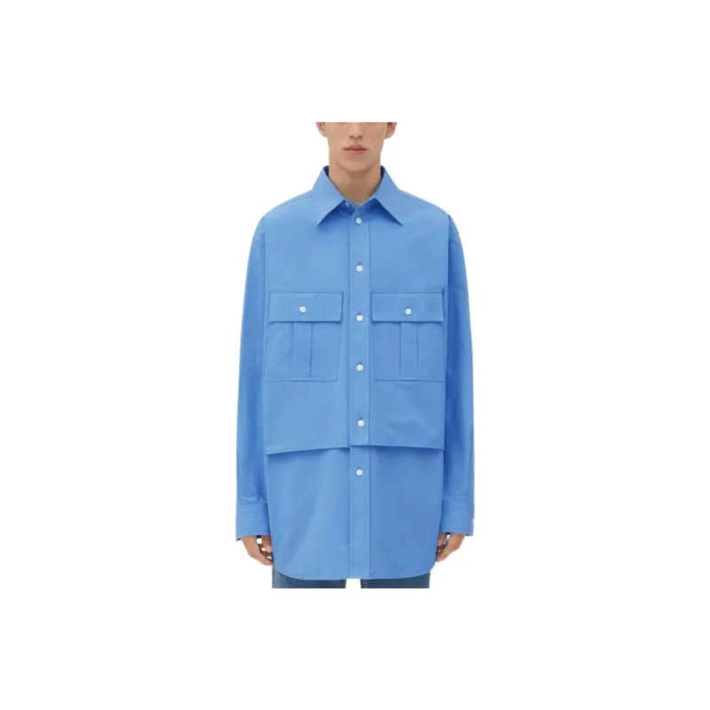 Bottega Veneta SS24 Shirt Men's Blue-0