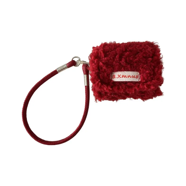 Kona Chun Compatibility AirPods1/2/3/4/pro/pro2 Plush Refreshing Duffy Shirley Lanyard Headphone Cases-3