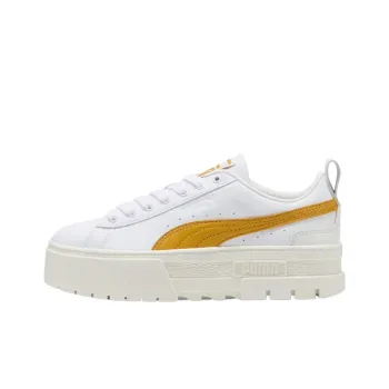 PUMA Low Top Training Shoes Women's Yellow White