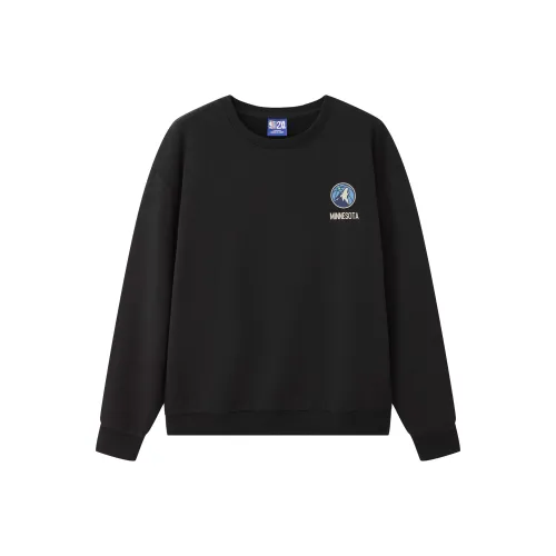 NBA Minnesota Timberwolves Sweatshirts Unisex Black