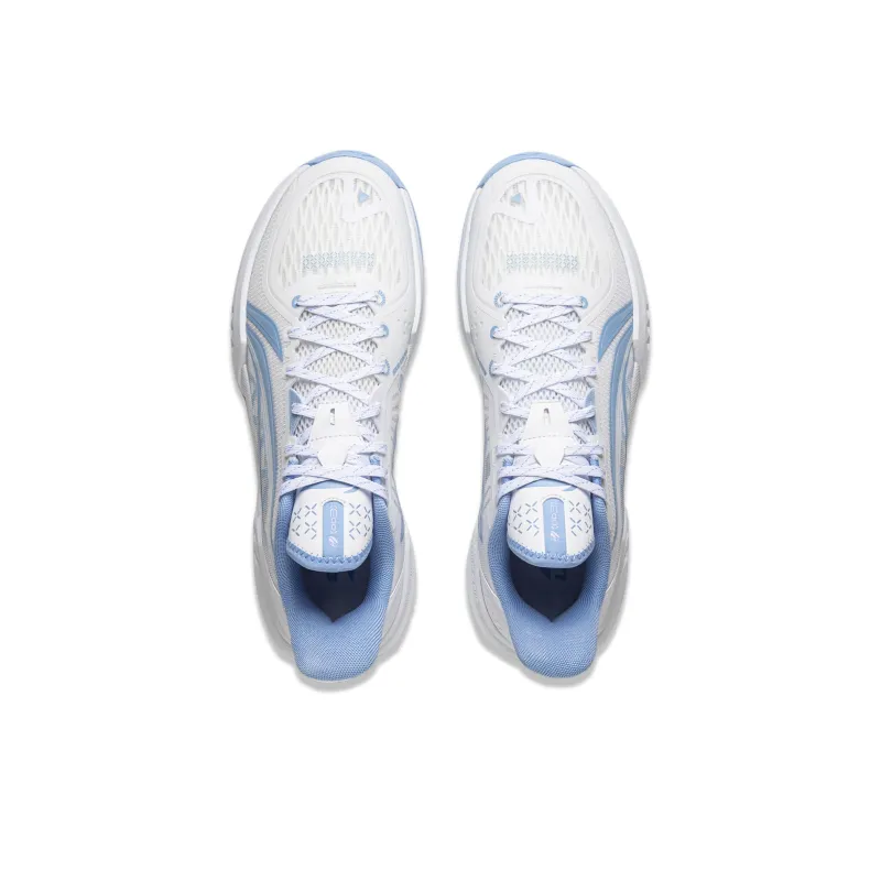 LINING Light Speed 3 Basketball Shoes Men Low Top White Blue-3