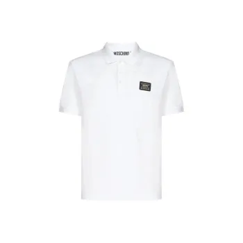 MOSCHINO Polo Shirts Men White