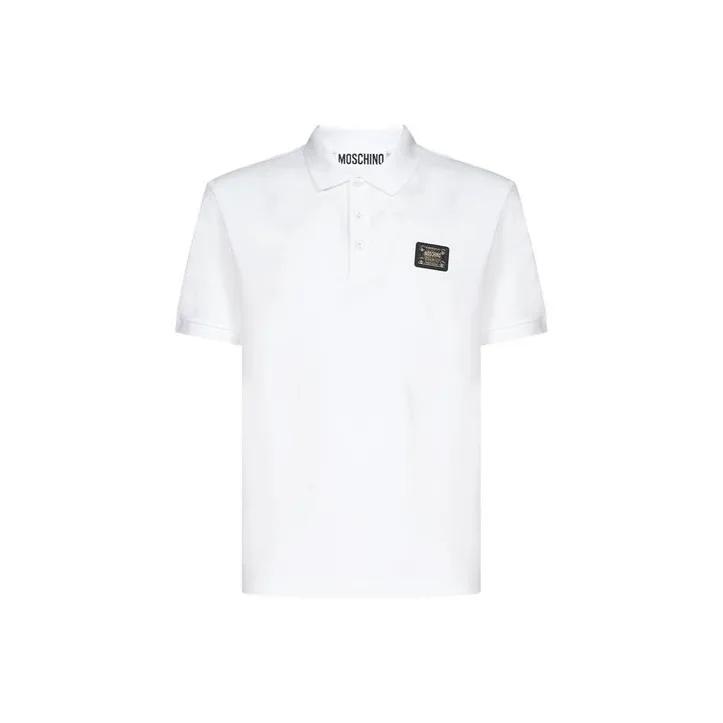 MOSCHINO Polo Shirts Men White-0