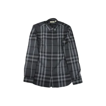 Burberry Shirt Men's Gray Black