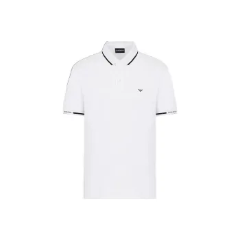 EMPORIO ARMANI SS22 Polo Shirt Men's White