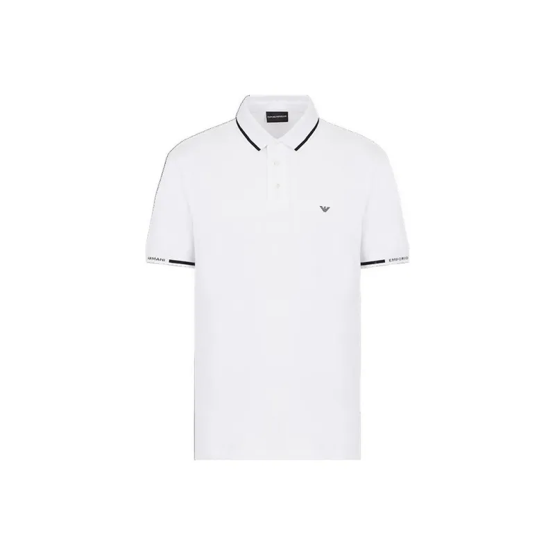 EMPORIO ARMANI SS22 Polo Shirt Men's White-0