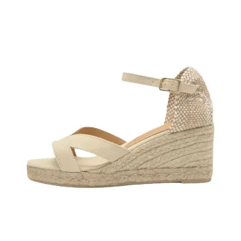 Castañer BRUNA Strap Sandals 5cm Women's Beige