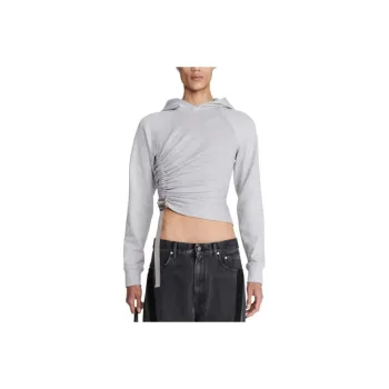 DION LEE Safety Slider Cotton Hoodie