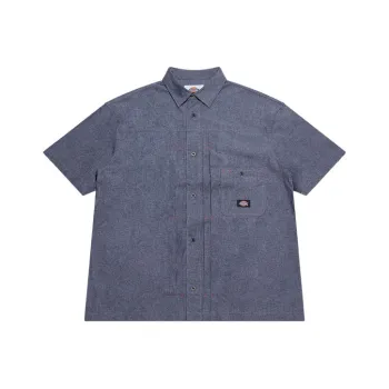 Dickies Shirts Unisex Chambray Gray