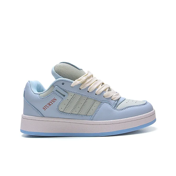STUR YSN Low Top Skateboard Shoes Women's Moon White-1