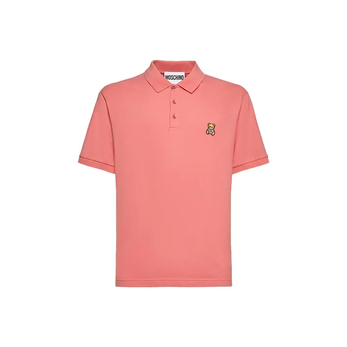 MOSCHINO Polo Shirts Men Pink-0