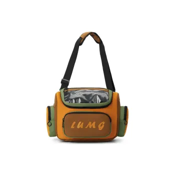Land Gulls Nylon Shoulder Bag Unisex Multicolor