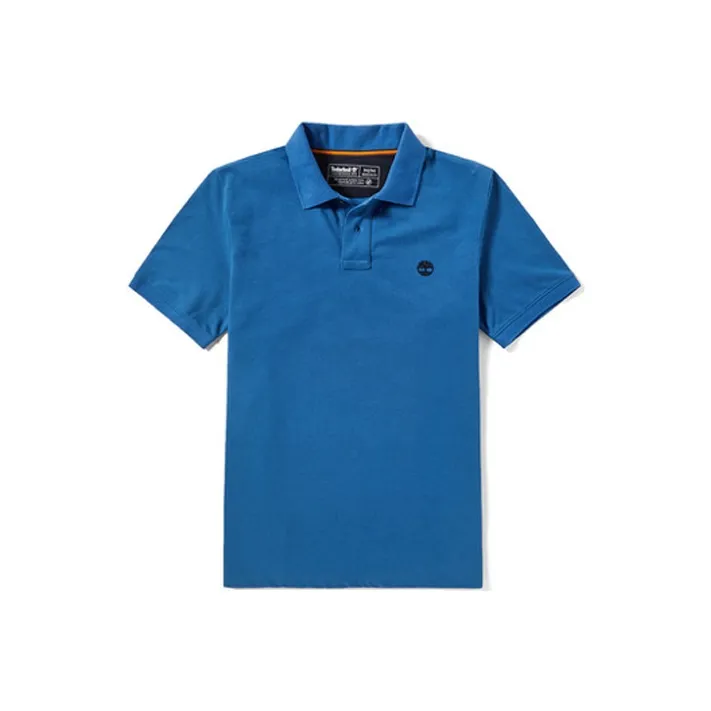 Timberland Polo Shirts Men Navy Blue-0