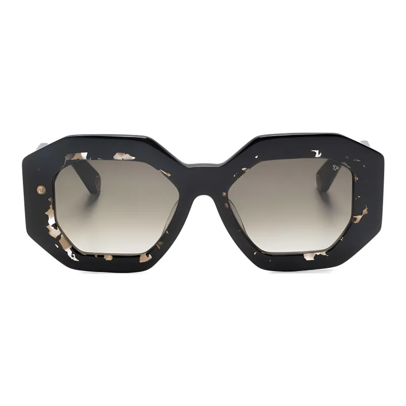 PHILIPP PLEIN Geometric Frame Sunglasses-1