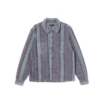 Stussy Stripe Sherpa Shirt
