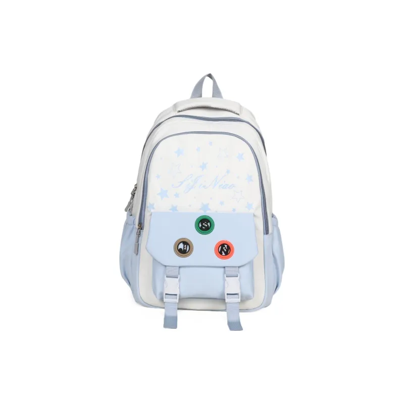 Tong Tong Rabbit Nylon Backpack Regular Women's Pink/Black/Blue/Khaki/Red-10