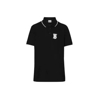 Burberry Polo Shirts Men Black