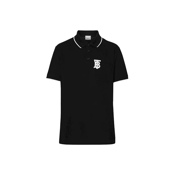Burberry Polo Shirts Men Black-0