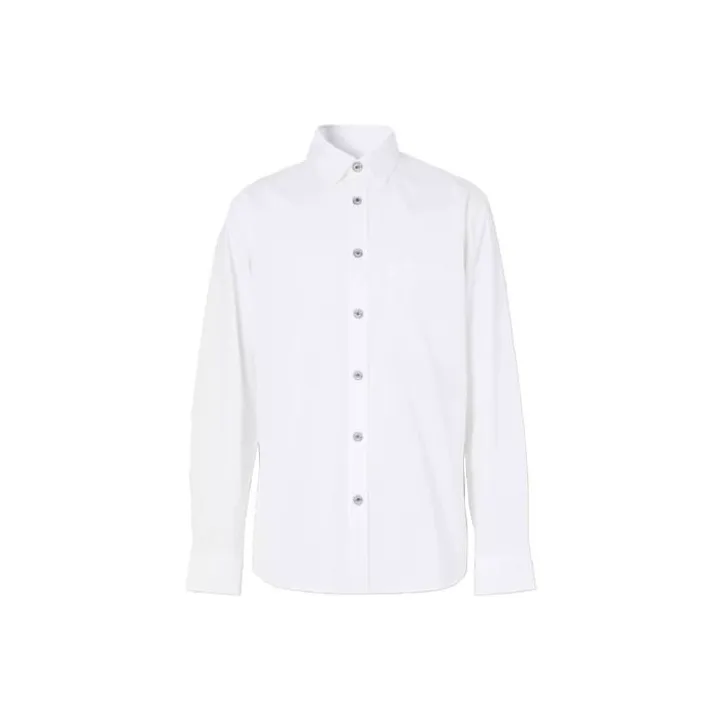 Burberry Shirts Men White-0