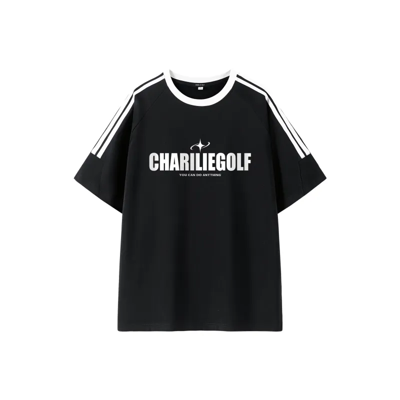 CHARLIE GOLF T Shirt Unisex Black-0